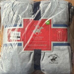 Beverly Hills Polo Club Men's Gray Lounge Set Pajamas
